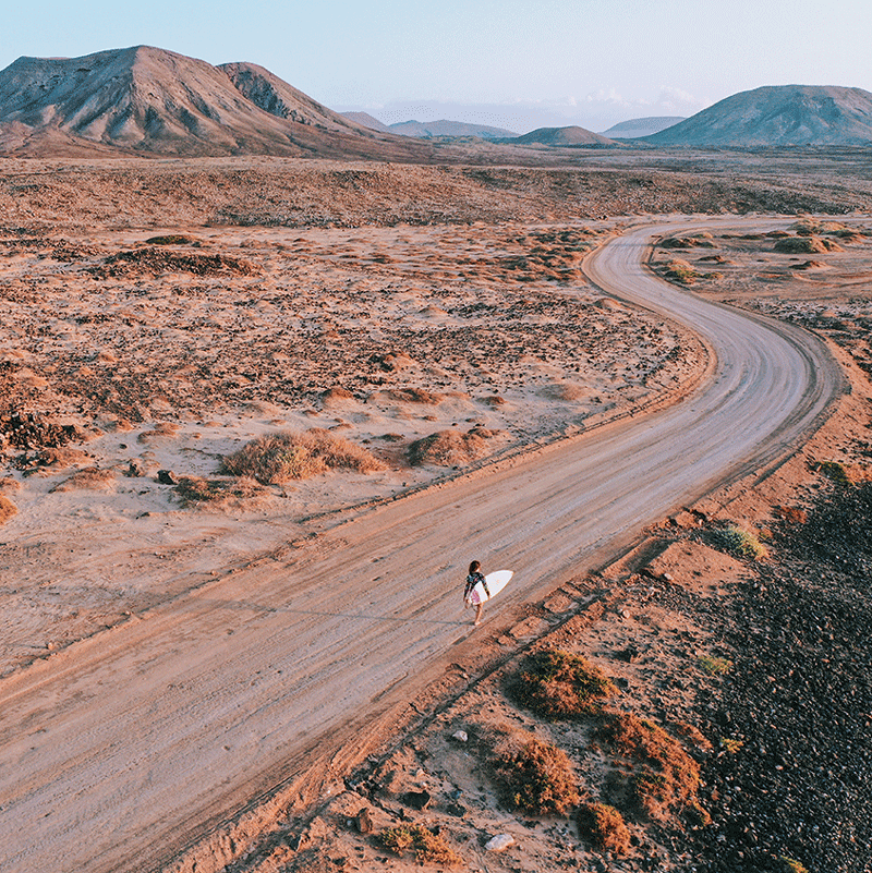 Berge und Strände auf Fuerteventura