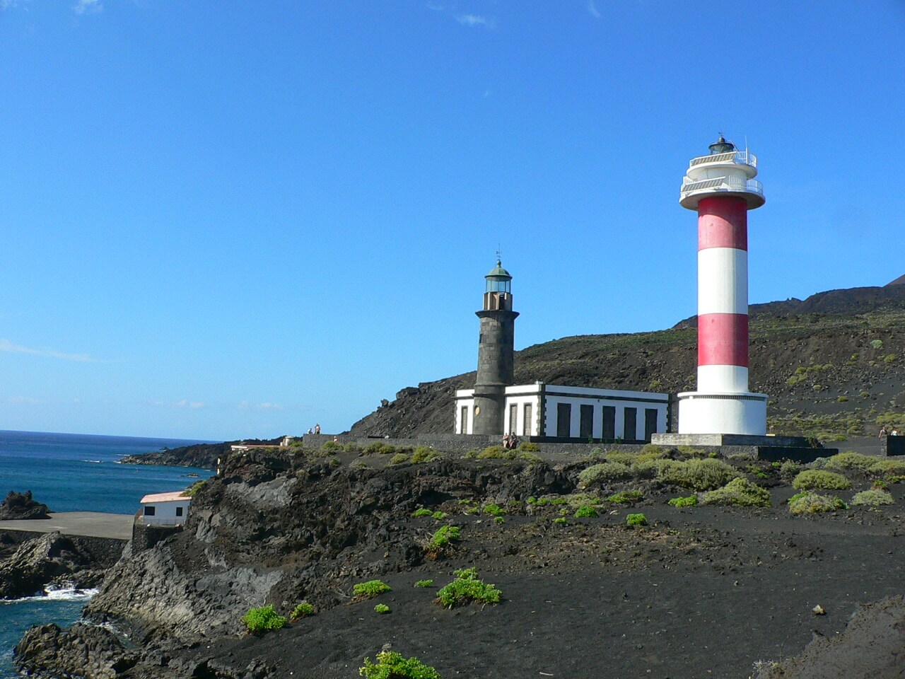 Le phare de Fuencaliente surplombant le sud de l'île de La Palma