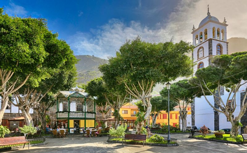 The town centre of Garachico in the North of Tenerife