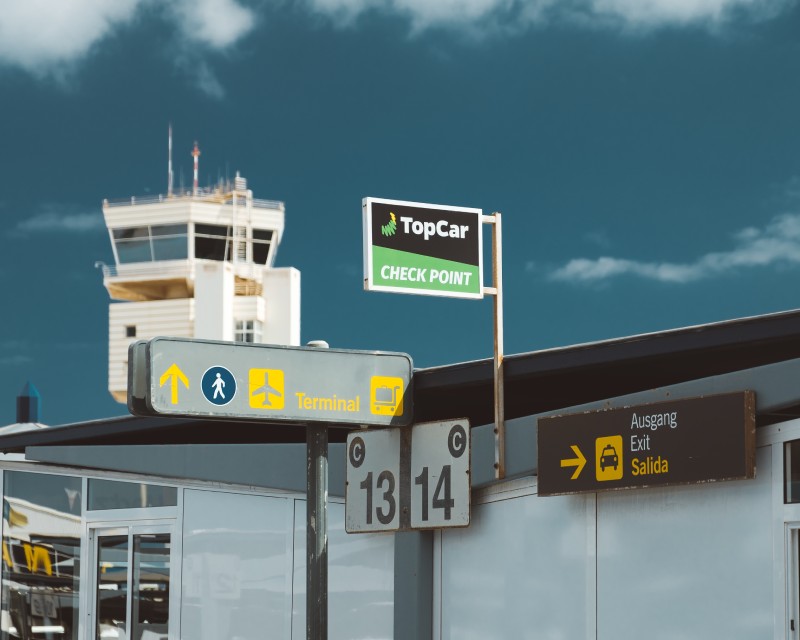 TopCar Flughafen Checkpoint